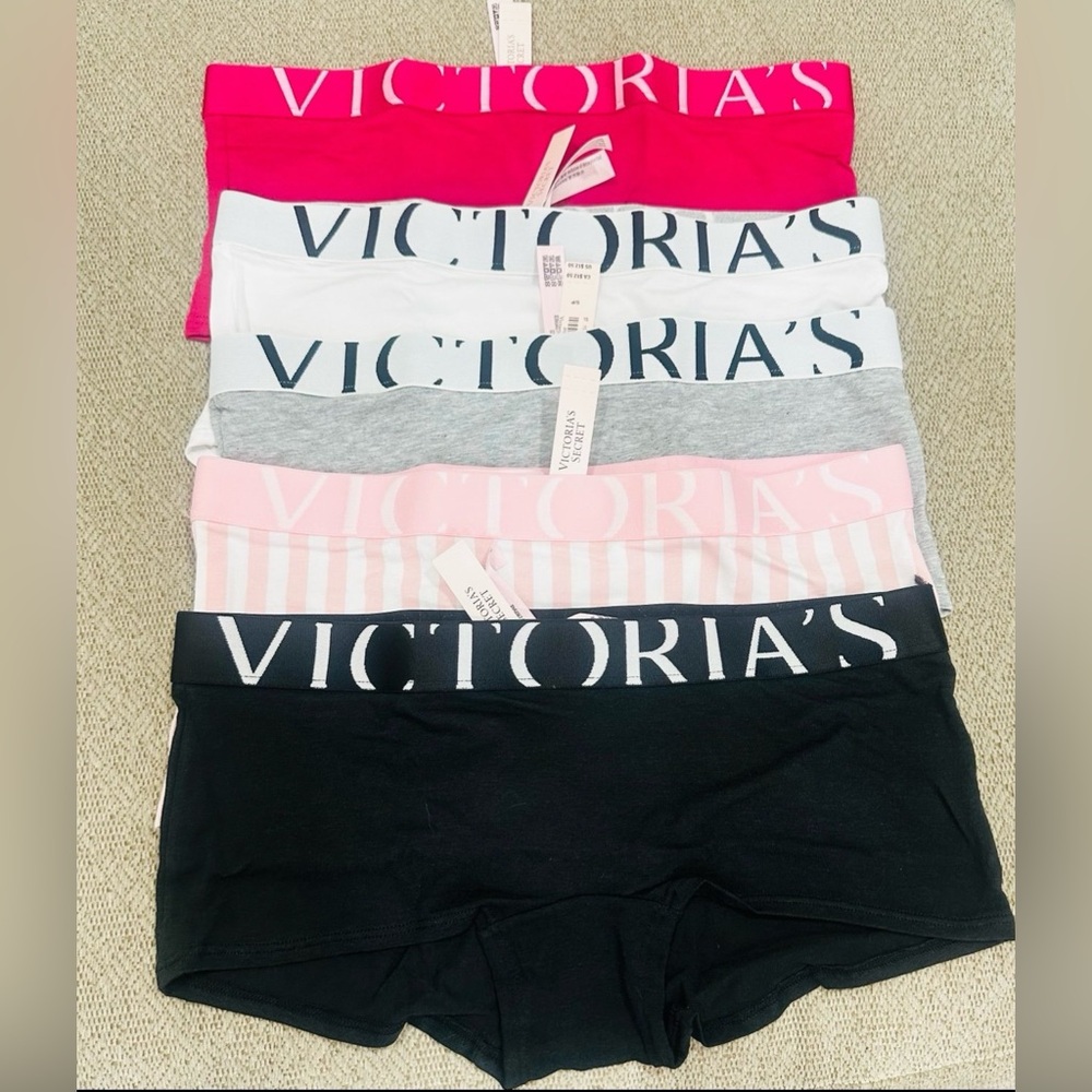Victoria's Secret Cotton Boyshorts 6-Pack - Mixed Colors
